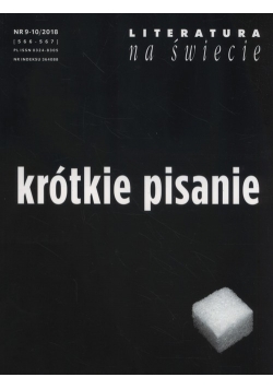 Literatura na świecie 2018/09-10