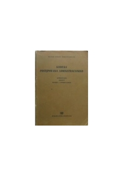Kodeks Postępowania administracyjnego