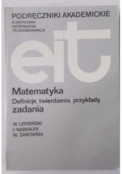 Podręczniki akademickie eit. Matematyka