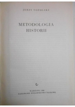 Metodologia historia