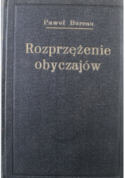 Rozprzężenie obyczajów, 1929 r.