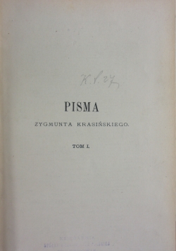 Pisma, wydanie zbiorowe, 1887 r.