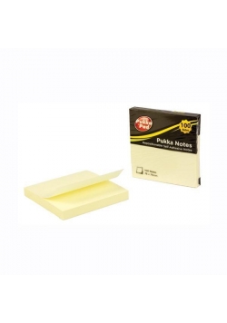 Karteczki samoprzylepne 76x76mm pastelowe PUKKA