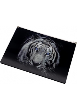 Koperta z nadrukiem zip A4 PP Tiger