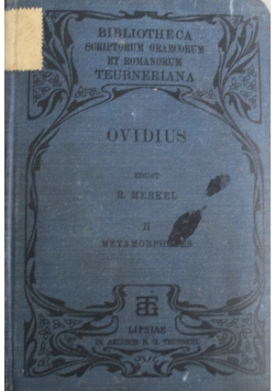 Ovidius Volume II  Metamorphoses 1912 r.