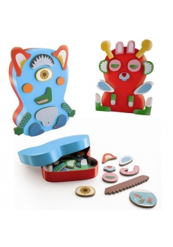 Magnetyczne puzzle - Potworki