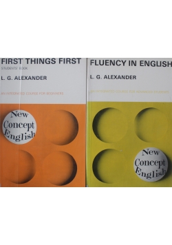 First Things First  Fluencyin English