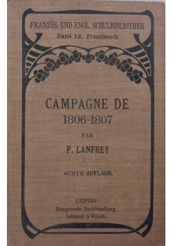 Campagne de 1806-1807, 1904 r.