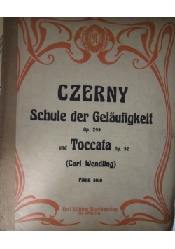 Czerny. Schule der Gelaufigkeit, 1914 r.