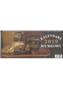 Kalendarz 2019 biurkowy poziomy SB1