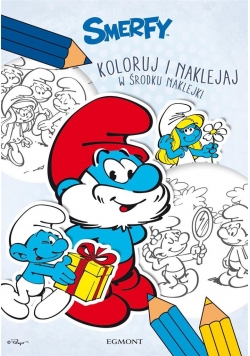 Koloruj i naklejaj. Smerfy.