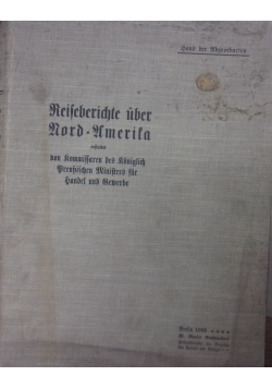 Reifeberichte uber Rordamerita  1905 r.