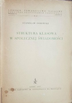 Struktura klasowa w społecznej świadomości