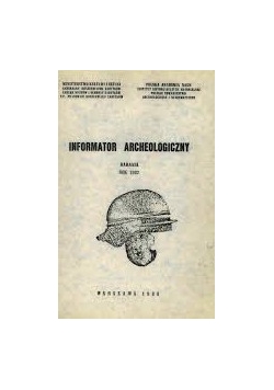 Informator archeologiczny badania rok 1982