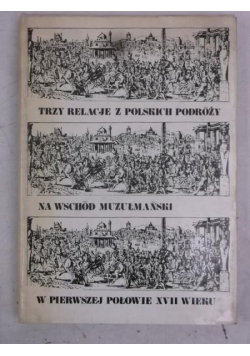 Trzy relacje z polskich podróży na Wschód muzułmański w pierwszej połowie XVII wieku