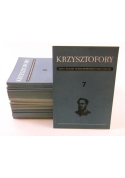 Krzysztofory, Tom VII-XXII