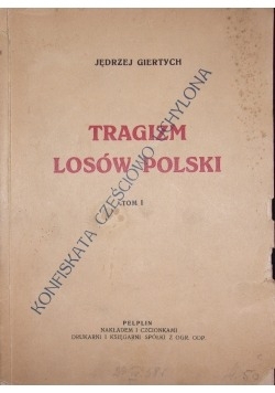 Tragizm losów polski, Tom I, 1937r.
