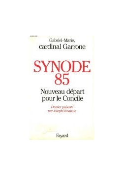 Synode 85 Nouveau depart pour le Concile