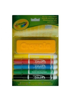 Markery do białej tablicy 5 kolorów CRAYOLA