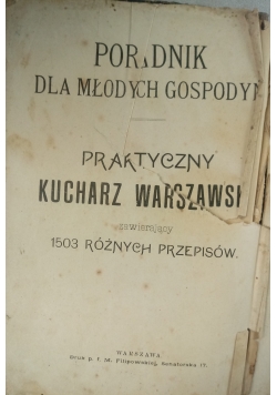 Poradnik dla młodych gospodyń 1908 r.