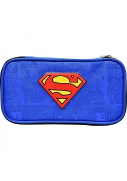 Piórnik owalny kompaktowy Superman