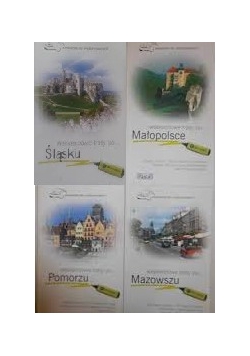 Weekendowe trasy po: Śląsku, Małopolsce, Pomorzu, Mazowszu - zestaw 4 książek