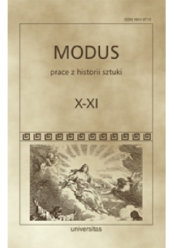 MODUS. Prace z historii sztuki X - XI
