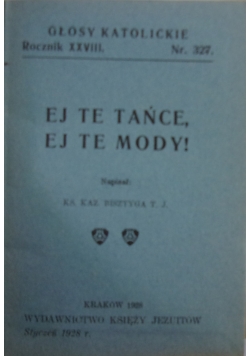 Głosy Katolickie, Rocznik XXVIII, 1928 r.