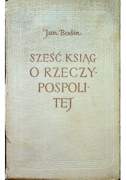 Sześć ksiąg o Rzeczypospolitej