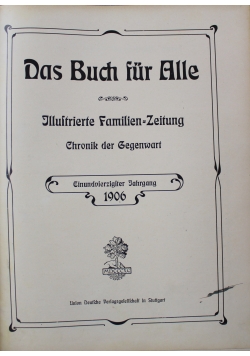 Das Buch fur Alle 28 Numerów 1906 r