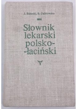 Słownik lekarski polsko-łaciński