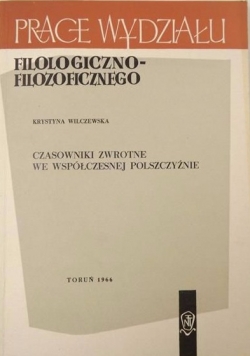 Czasowniki zwrotne we współczesnej polszczyźnie
