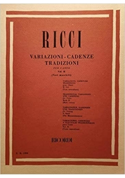 Ricci variazioni cadenze tradizioni