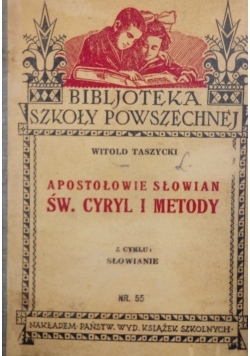 Apostołowie Słowian Św.Cyryl i Metody nr.55, 1933 r.