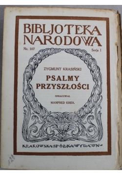 Psalmy przyszłości 1928r.