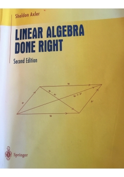 Linear Algebra Done Right