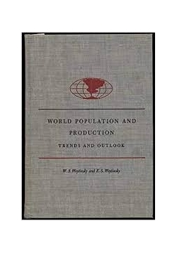 World population and production trends and look