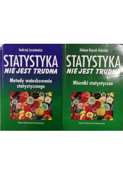 Statystyka nie jest trudna zestaw 2 książek