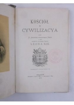 Kościół i cywilizacja, 1878 r.