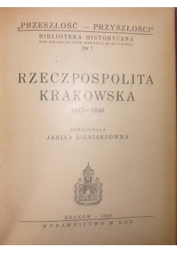 Rzeczypospolita Krakowska  1815-1846,1948r.
