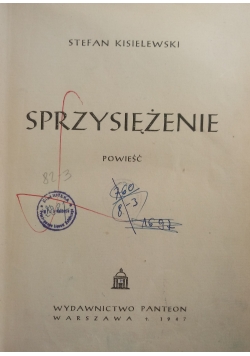 Sprzysiężenie , 1947 r.