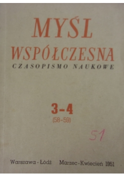 Myśl współczesna 3-4