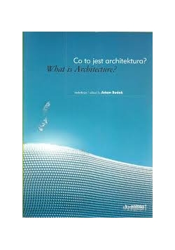 Co jest architektura ?