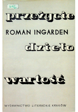 Przeżycie dzieło wartość