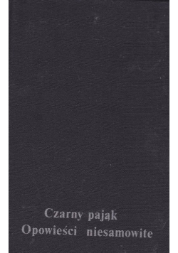 Czarny pająk - opowieści niesamowite