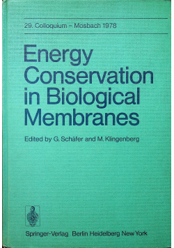 Energy Conservation in Biological Membranes
