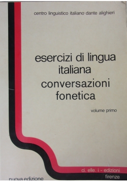 Esercizi di lingua italiana conversazioni fonetica,