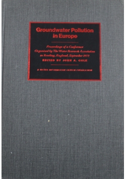 Groundwater Pollution in Europe