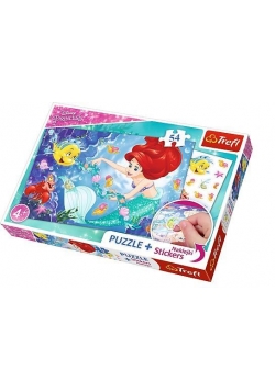 Puzzle 54 plus - Arielka wśród rybek TREFL