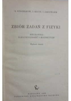Zbiór zadań z fizyki